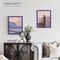 11x14 Picture Frame, for Tabletop Display, Horizontal or Vertical Wall Mounting, Blue